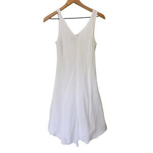 Blanc Du Nil White Midi Dress XS